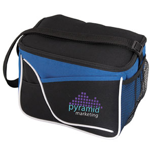CB5032
	-AMBER COOLER BAG
	-Royal Blue/Black with White Accents